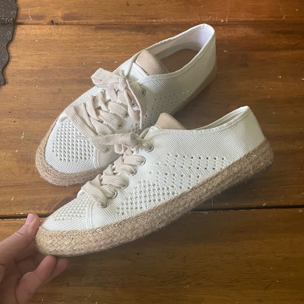 New Nwob Emu Australia Agonis Mac Lace Up Espadrille Shoes Women's 11 Men’s 10